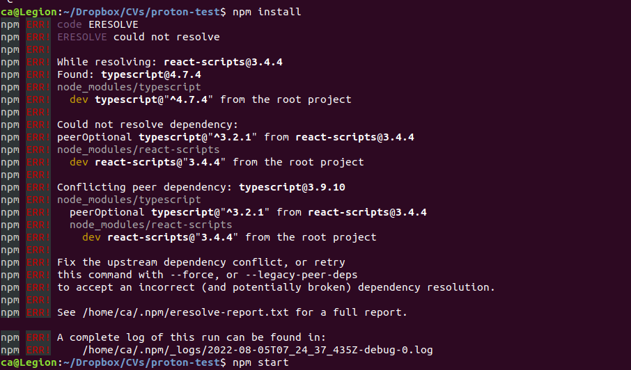 What does npm install with --force and --legacy-peer-deps do exactly?